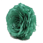 King Large Rose. Bottle Green Flamenco Flower. 17cm 7.480€ #504190119VRDBTLL